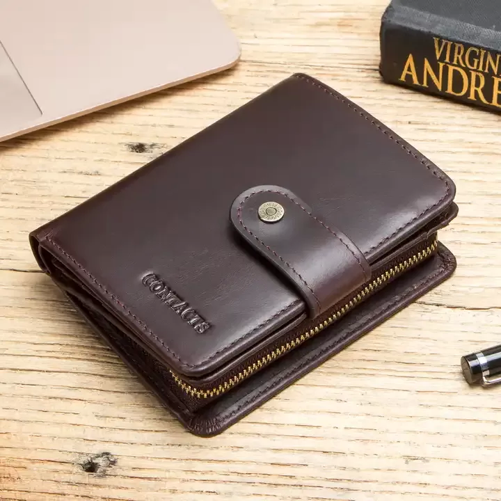 Billetera Chica con Broche para Hombre