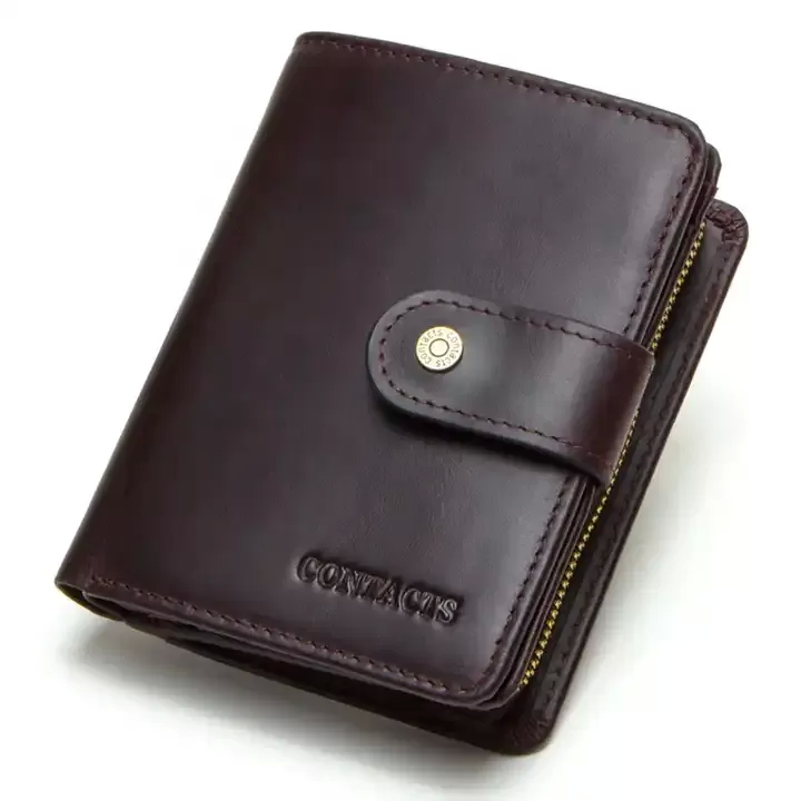 Billetera Chica con broche para hombre